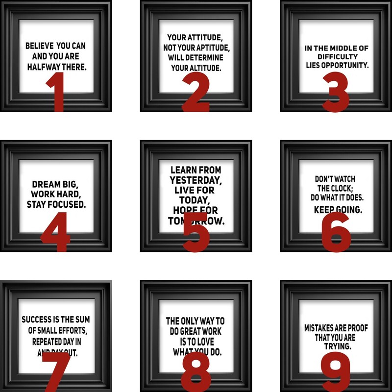 Motivational Wall Art - Peel and Stick Vinyl/removable Wall Decals. 3D illusion. gallery