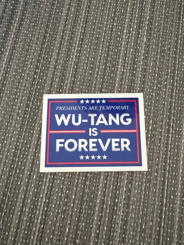 WU TANG IS FOREVER 2.59″ x 2″ Glossy Rectangle Sticker NEW