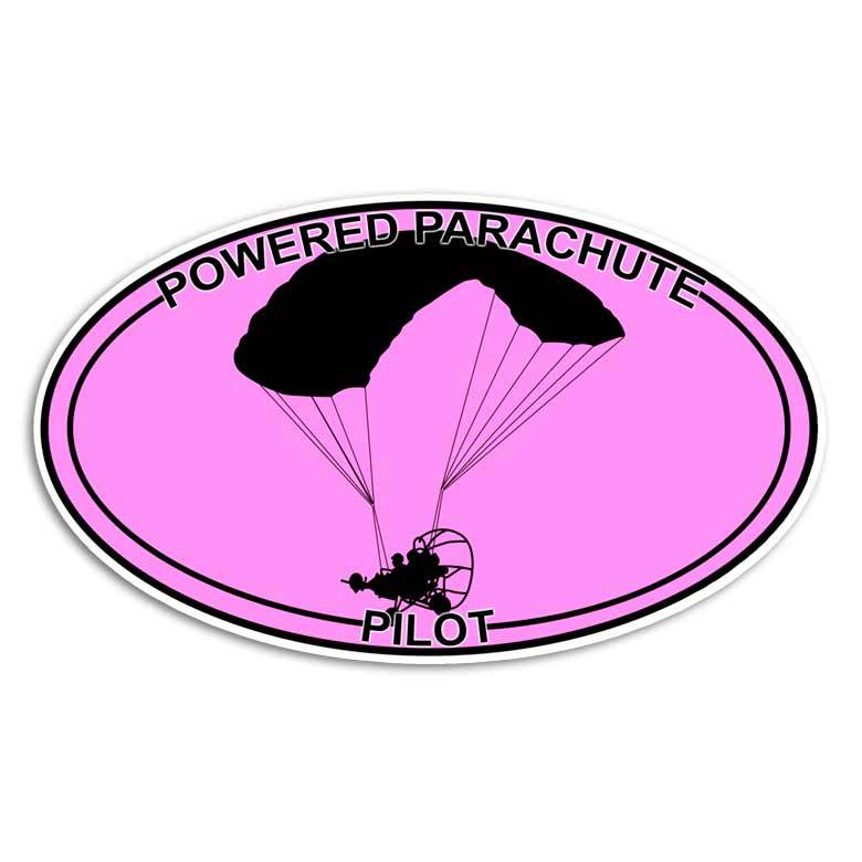 Powered Parachute Sticker Paraglider Decal Pilot Aircraft Ultralight Sky USA gallery