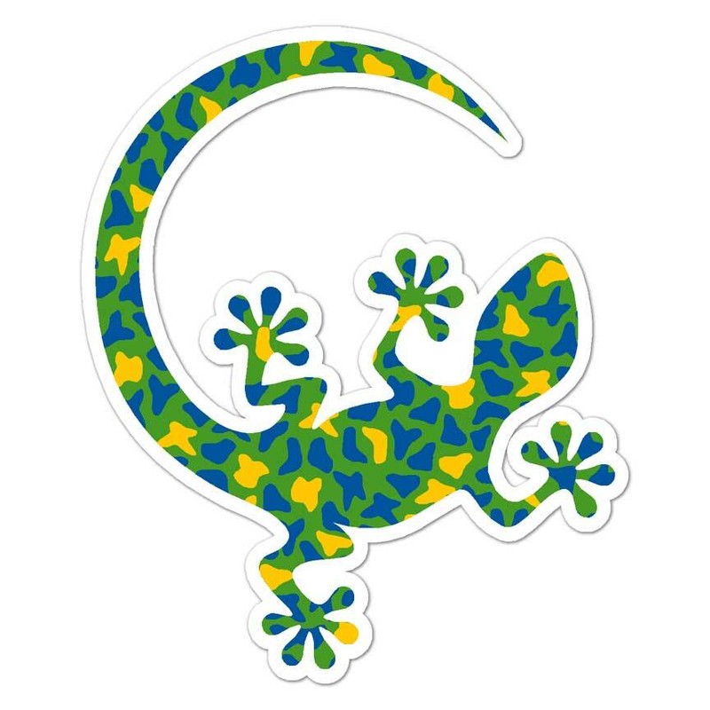 Lizard Gecko Anole, Vinyl Decal Sticker, Indoor Outdoor, 3 Sizes, #7580