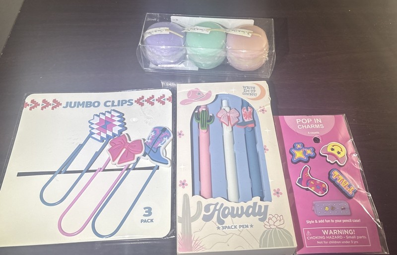 Girls’ Western Themed “howdy” Set Of 4 Separate Items Nib
