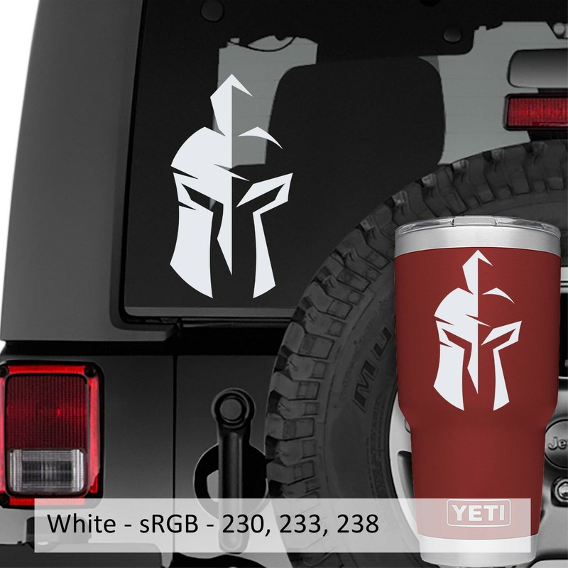 Gladiator Helmet Design Vinyl Decal