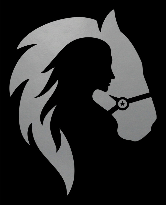 Horse Cowgirl Decal Car Truck SUV Window Bumper Wall Laptop Tablet Trailer gallery