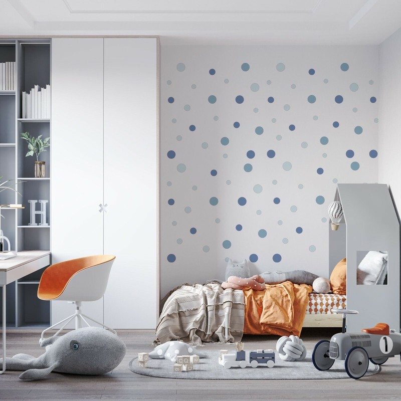 Vinyl Wall Decal Sheet Sticker Art Polka Dots Circles Round Objects Home Decor gallery