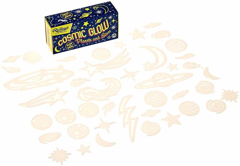 42pc Ridley’s Cosmic Glow In The Dark Stars Planets Room Decal Sticker Ceiling