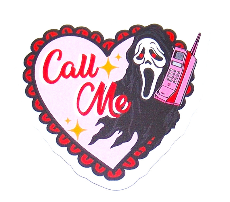 SCREAM Cut Sticker Decal Movie Horror Film Ghost Scream