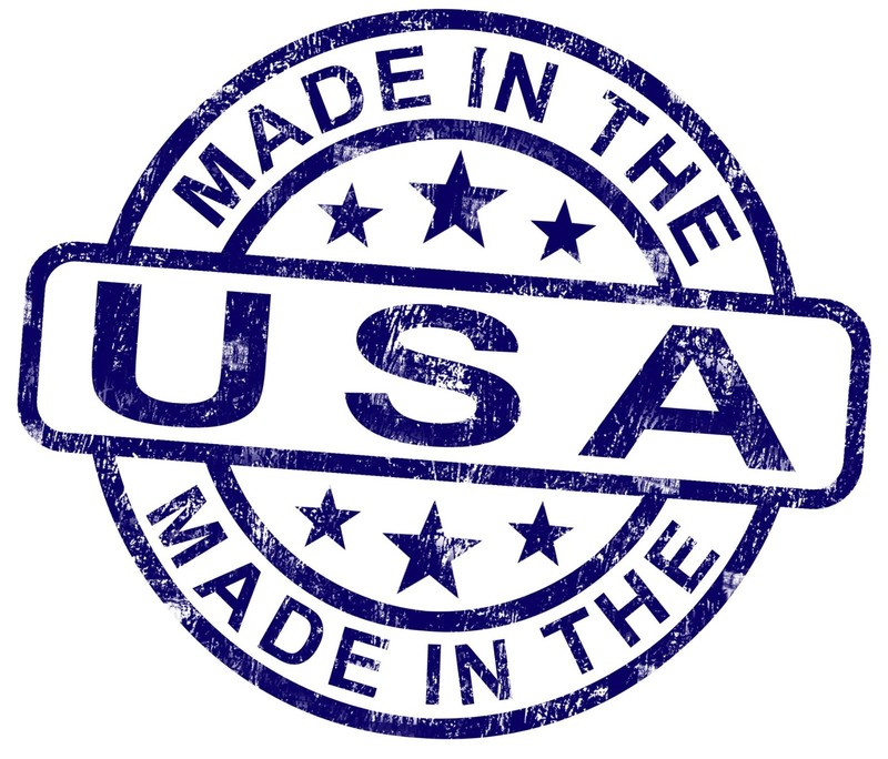 made in the USA sticker weatherproof bumper vinyl decal