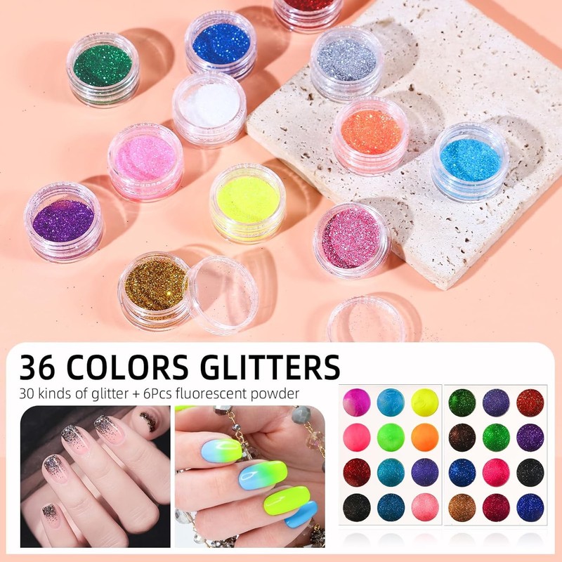 Acrylic Nail Kit With Drill And U V Light Full Nail Kit Set Professional Nail St gallery