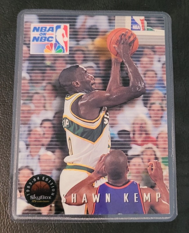 Shawn Kemp Basketball Card HOF Fridge/Locker/Cabinet Laminated Magnet Sonics