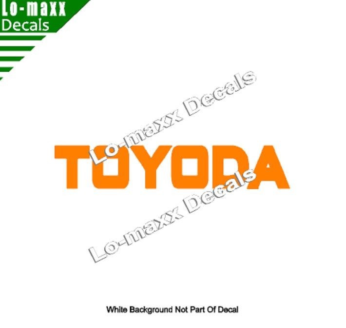 TOYODA Premium Custom Graphics Die-Cut Vinyl Decal for High-Octane Style gallery