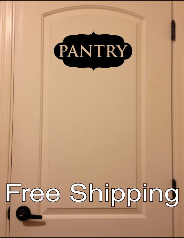 PANTRY – wall vinyl sticker inspirational art home ornate decor FREE SHIPPING!!!