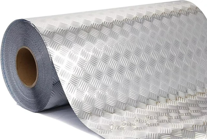 Industrial Utility Diamond Plate Metallic Chrome Finish Vinyl Wrap Silver17.8 gallery