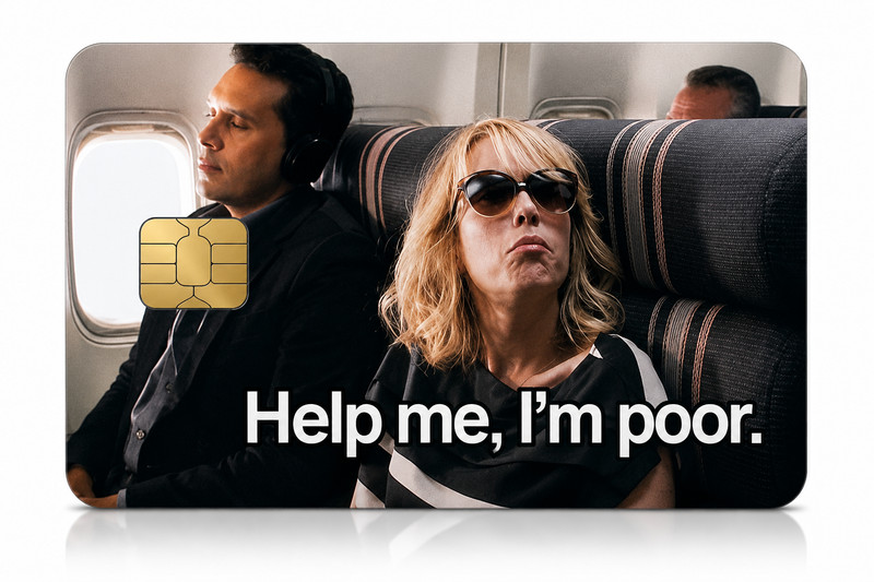 Credit Debit Card Skin Funny Meme Help Me I’m Poor Cover Waterproof