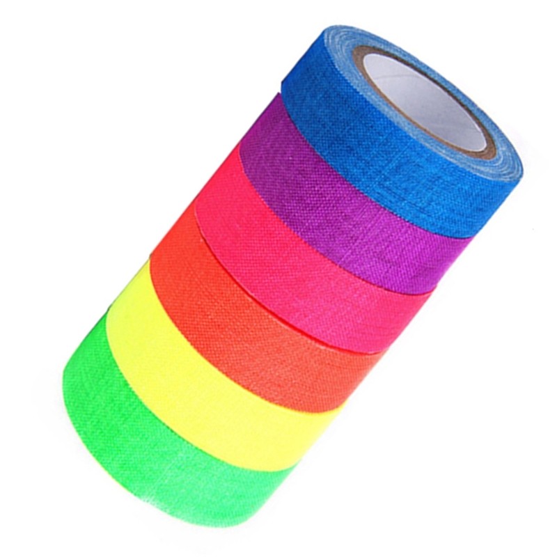 6Rolls Fluorescent Cloth Tapes Various Purpose Luminous Tape for Project gallery