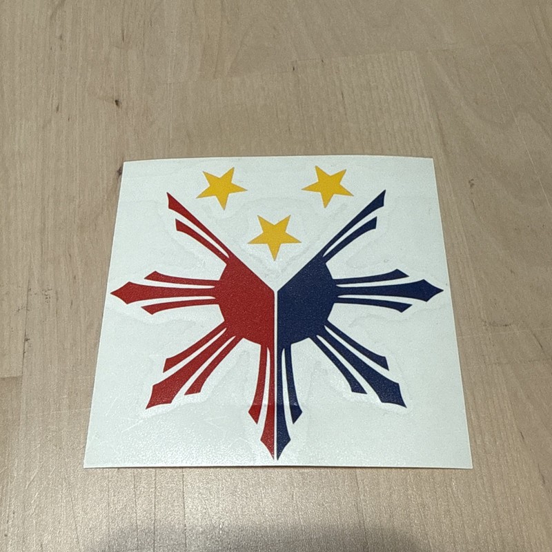 Philippines Vinyl Die Cut Decal Sticker – Filipino Flag