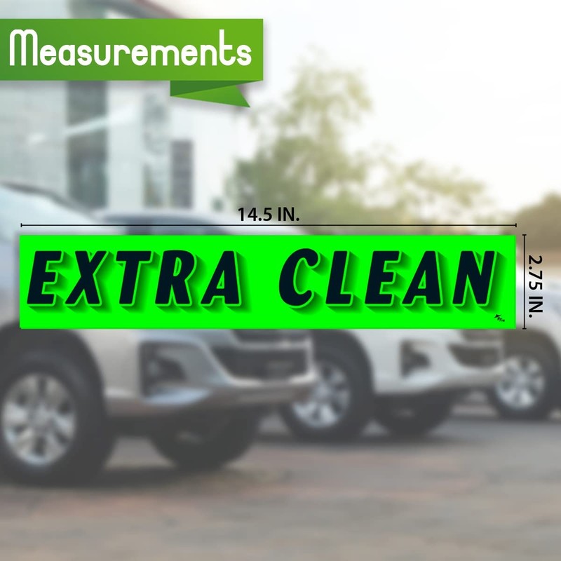 Chartreuse Green Vinyl Slogan Stickers 12Pack for Car Dealer Windshield Adve... gallery