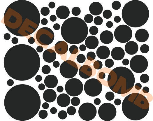 POLKA DOT Wall Decals / stickers – 10 – 11″ polka dots