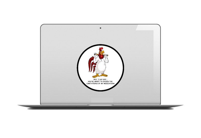 Cartoons - Foghorn Leghorn - 4" Vinyl Decal Handmade Vehicle Laptop Cooler 262 gallery