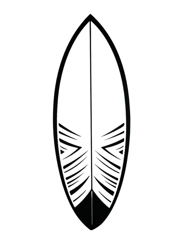 Surfboard Vinyl Decal for car Windows Laptops Any Smooth Surface design #10