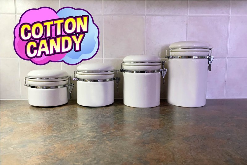 Cotton Candy Business Decal Sticker Restaurant Food Truck Advertising Fair Retro gallery
