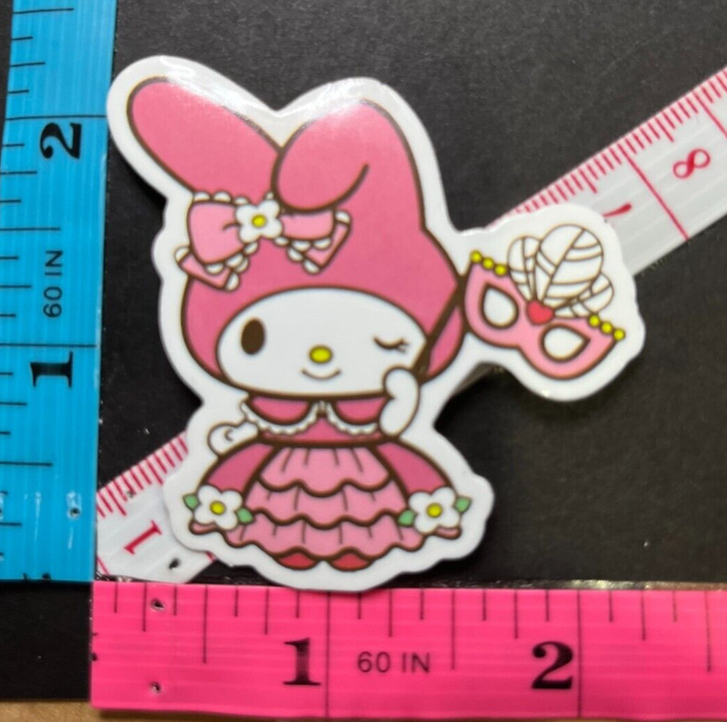 My Melody Holding Mask Sanrio – Vinyl Decal Sticker Bomb Costume Cosplay KAWAII