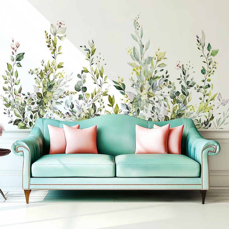 Floral Flowers Wall Stickers - Large Peel and Stick Decals gallery