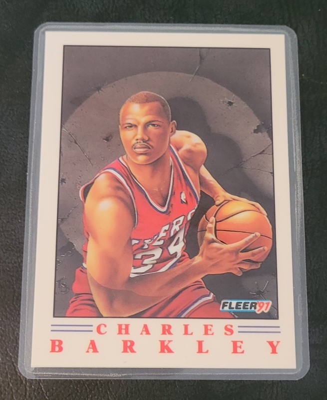Charles Barkley Basketball Card HOF Fridge/Locker/Cabinet Laminated Magnet gallery