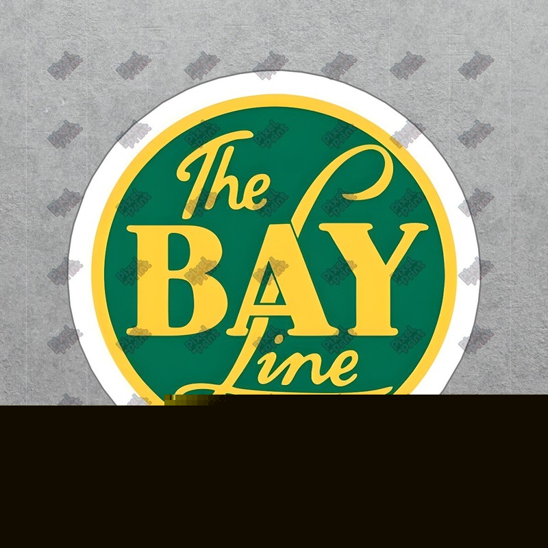 Vintage Inspired The Bay Line Vinyl Sticker Retro Decal for Home #998233