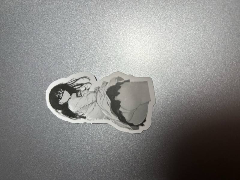black and white waifu lewd stickers #10 gallery