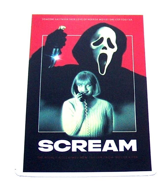SCREAM – Cut Sticker Decal Scary Movie Horror Film Ghost Scream Casey