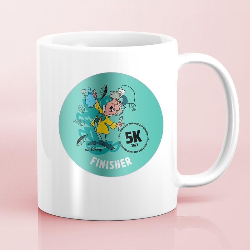 RunDisney Wine & Dine Races 2023 5K 3.1 Miles FINISHER Water Bottle Sticker gallery