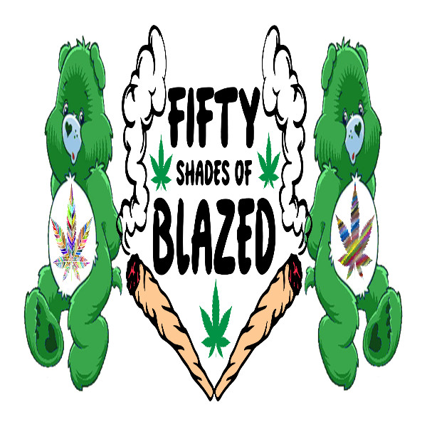 50 Shades of Blazed Weed Bears 420 Marijuana UV Safe Vinyl 420 blaze stickers