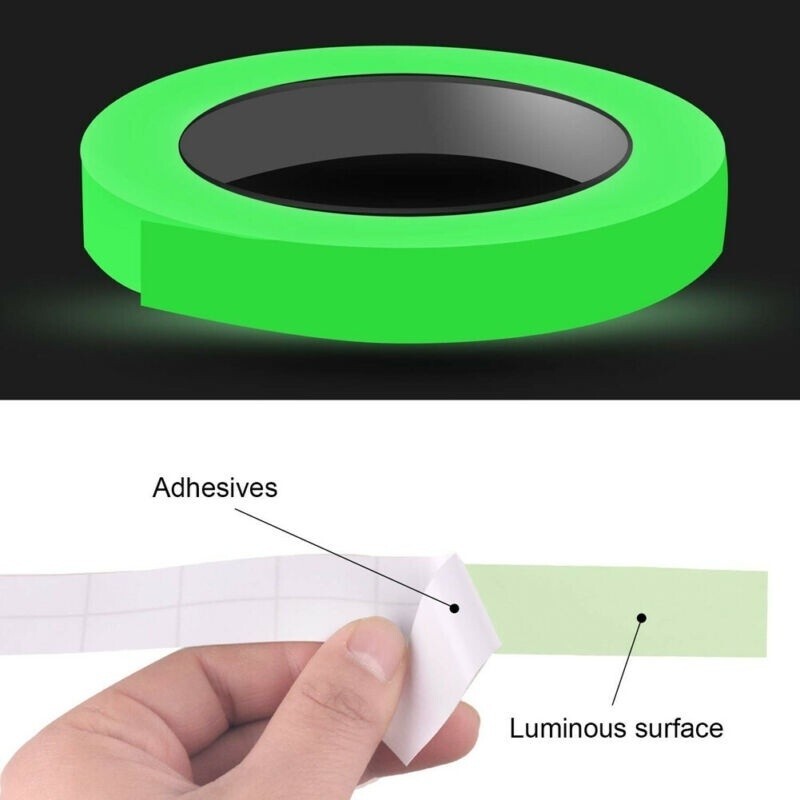 2PC Luminous Tape Self Adhesive Glow In The Dark Wall Sticker Fluorescent Light gallery