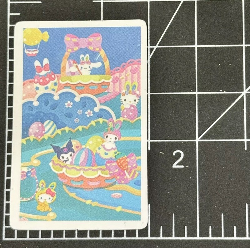 My Melody Kuromi Hello Kitty Easter Poster Sticker Vinyl Decal Sanrio Kawaii