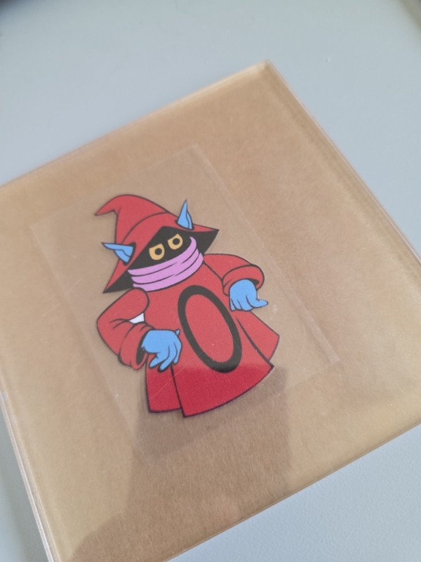 Orko Retro Cartoon Vintage UV DTF Raised Decal Sticker Waterproof 2inx 3in gallery