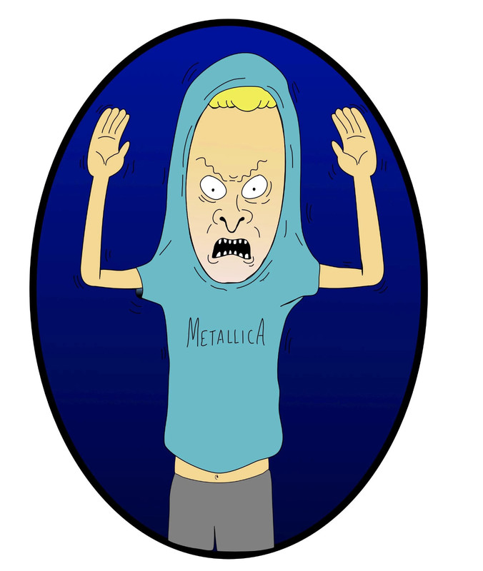 Beavis and Butthead sticker weatherproof bumper vinyl decal