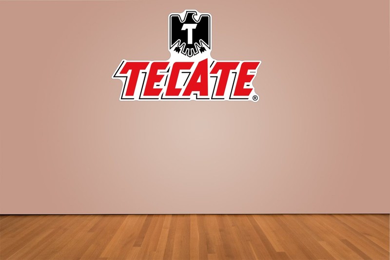Tecate Beer Indoor Wall Vinyl Decal Sticker 5″ – 52″
