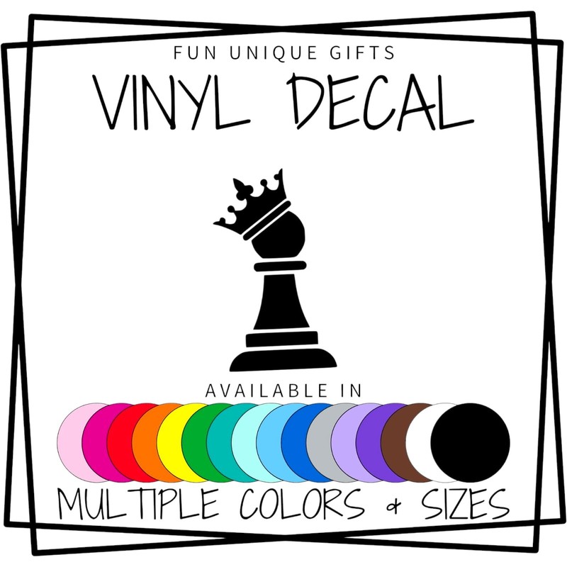 Pawn Crown Vinyl Decal Sticker -Multiple Colors & Sizes- FREE SHIPPING gallery