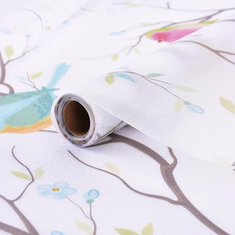 Privacy Casement Film Sticker NonAdhesive Frosted Bird Film for Home Decoration gallery