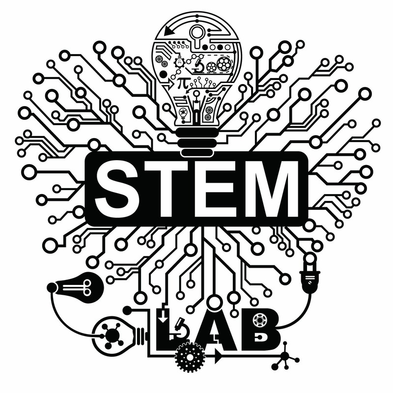 Home Wall Decal Science Technology Engineering Math Laboratory Design Decoration