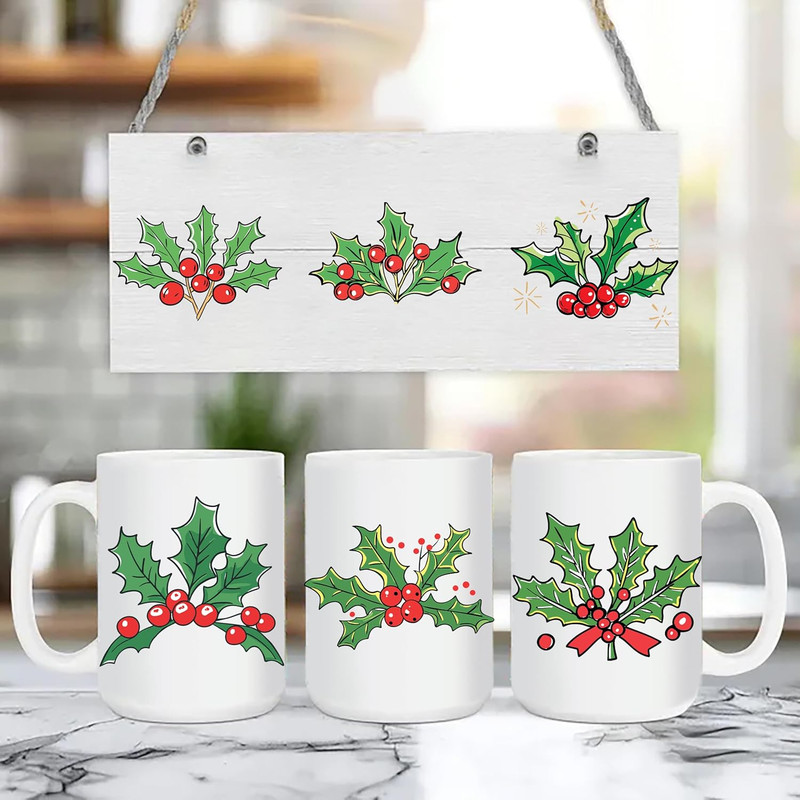 UV DTF Stickers - 12 Sheets Merry Christmas UV DTF Cup Wrap for Coffee Mugs Glas gallery