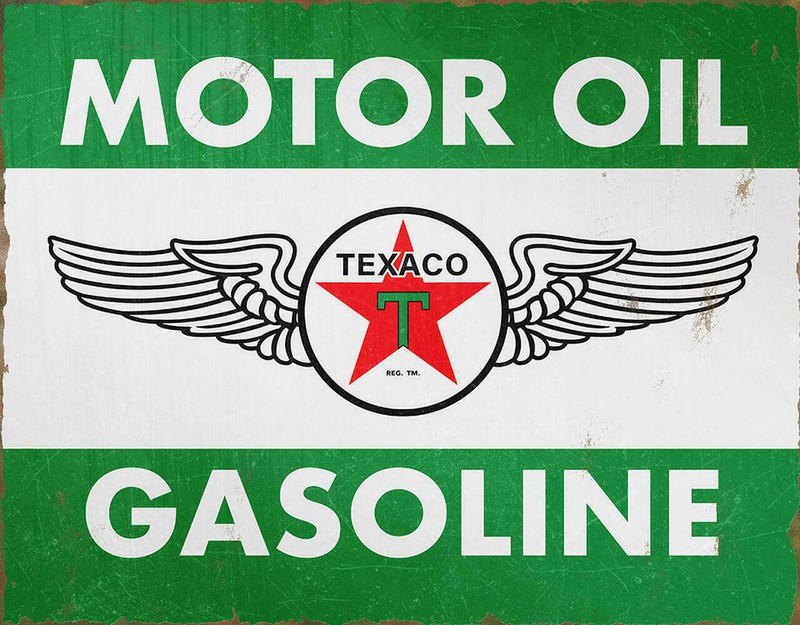 Texaco Oil and Gas Vinyl Decal Sticker Waterproof