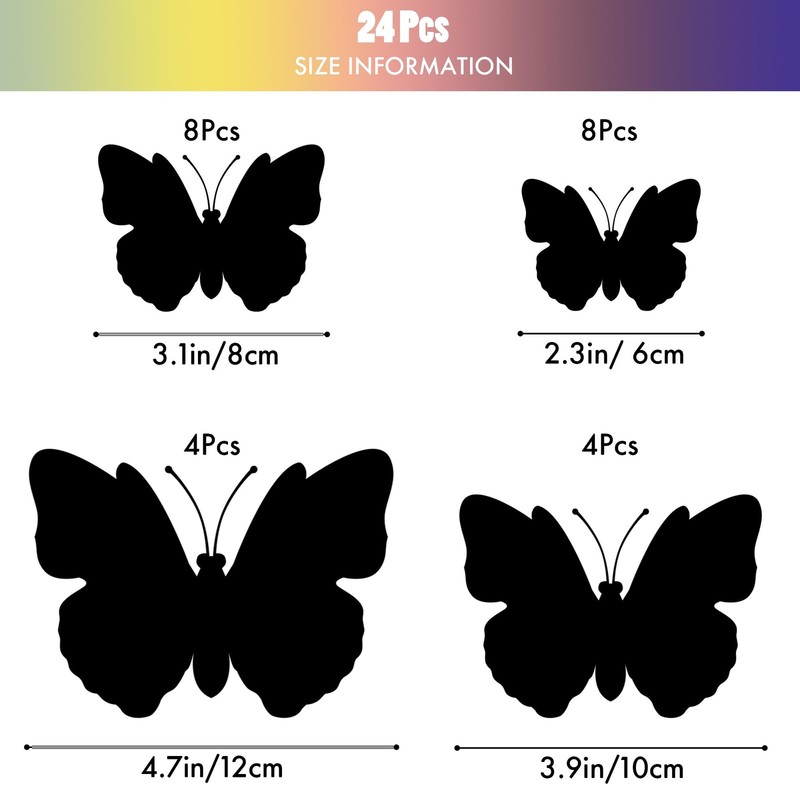 24 Mariposas 3D Para Decorar Pasteles Arreglos Florales De Pared El Cuarto Niñas gallery