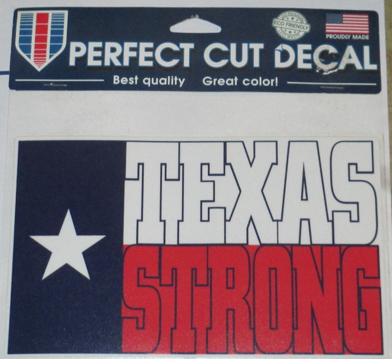 WinCraft “Texas Strong” Texas PERFECT CUT DECAL 8″ x 8″ car truck computer new