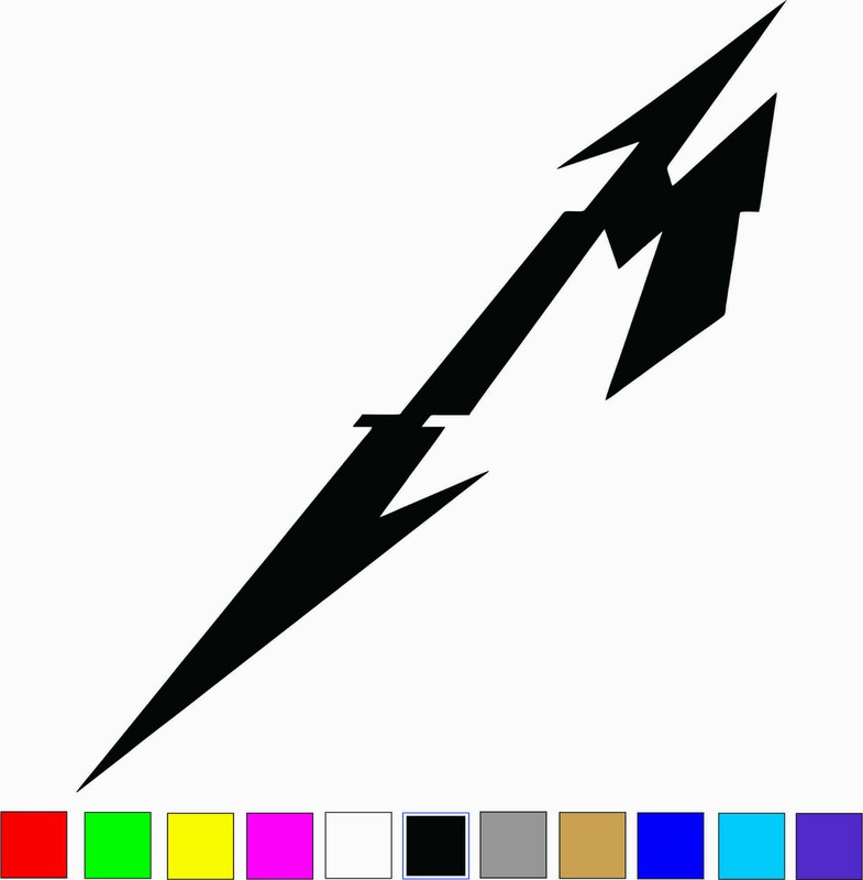 METALLICA Hardwired M Die Cut Vinyl Decal Sticker