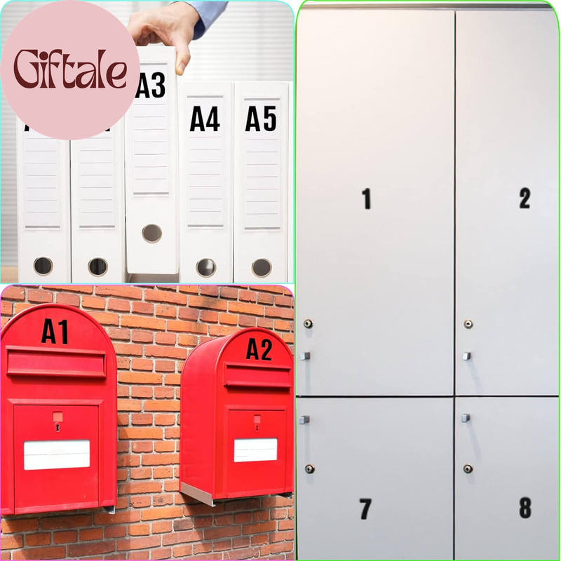 810 Piece 10 Sheet Letter Stickers - Self Adhesive Vinyl Waterproof Mailbox Numb gallery