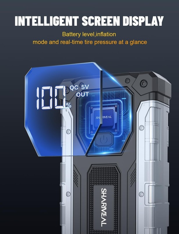 Car Jump Starter 5000A Jump Starter Battery Pack for 10.0L Gas 9.0L Diesel 12V P gallery