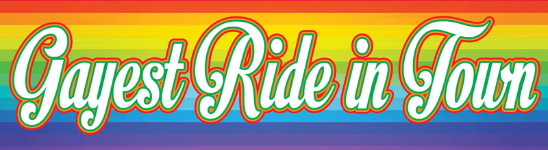 “Gayest Ride In Town” Funny Prank Magnetic Bumper Car Magnet – Made in the USA
