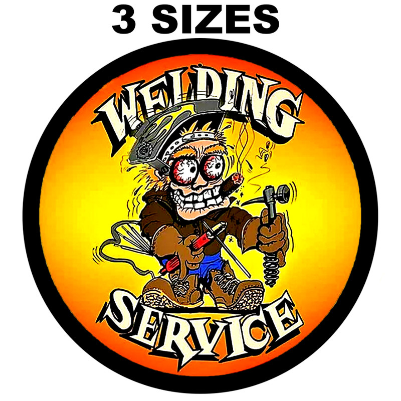 Welder Sticker Sign Decal Vinyl Welders Service Welding