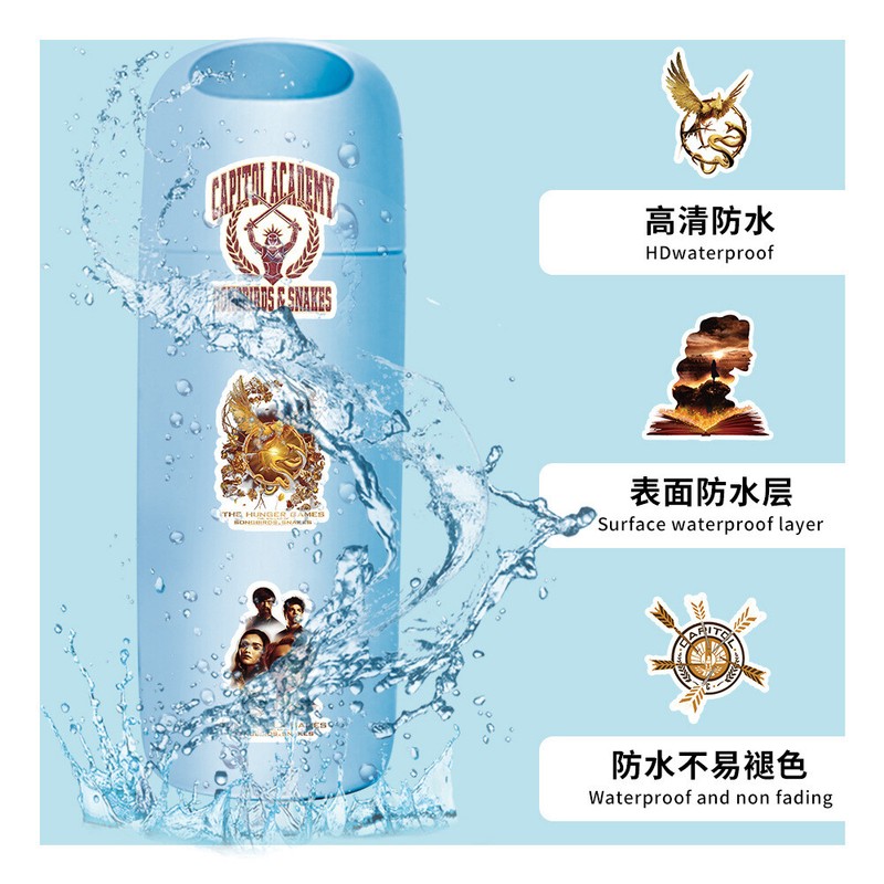 120Pcs The Ballad of Songbirds and Snakes Sticker for Teens Girls Water Bottles gallery